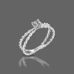 Aster-Promise-Ring-white-gold-top-view