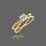Aster-Promise-Ring-yellow-gold-top-view