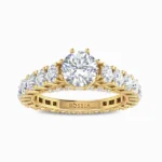 Circlet-of-Glory-Natural-Diamond-Engagement-Ring-Yellow-Gold-Front-View