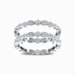 Diamond-Enhancer-Guard-Natural-Diamond-Wrap-Rings-White-Gold-Front-View