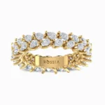 Duple-Pear-Eternity-Natural-Diamond-Band-Yellow-Gold-Front-Size