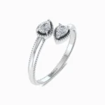 Elegant-Double-Pear-Solitaire-Natural-Diamond-Ring-White-Gold-Side-View