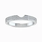 Eternity-Gap-Round-Natural-Diamonds-Wedding- Band-White-Gold-Front-view