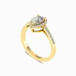 Ethereal-Grace-Pear-Cut-Natural-Diamond-Ring-Yellow-Gold-Side-View