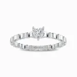 Sylvia-Heart-Natural-Diamond-Ring-White-Gold-Front-View