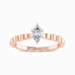 Viola Natural Diamond Promise Ring