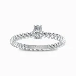 Xyris-Promise-Ring-White-Gold-Front-View