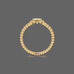 clover-promise-ring-yellow-gold-front-view