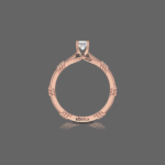 perumian-promise-ring-rose-gold-front-view