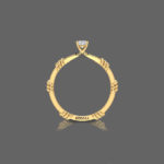 petunia-promise-ring-yellow-gold-front-view