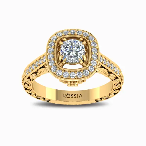 0.65-Carat-SunShine-Lab-Grown-Diamond -Engagement-Ring-Yellow-Gold-Front-View 0.65-Carat-SunShine-Lab-Grown-Diamond -Engagement-Ring-Yellow-Gold-Front-View