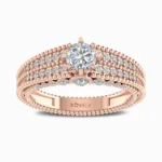 0.7-Carat-Flamboyant-Love-Lab-Grown-Diamond-Ring-Rose-Gold-Front-View