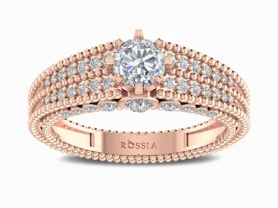 0.7-Carat-Flamboyant-Love-Lab-Grown-Diamond-Ring-Rose-Gold-Front-View