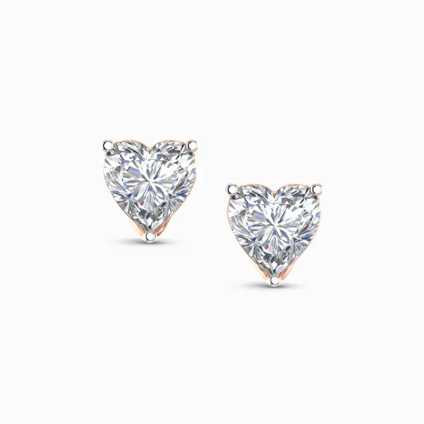 0.75 ct Heart Lab Diamond Stud Earrings 0.75 ct Heart Lab Diamond Stud Earrings