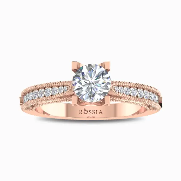 0.80-Carat-Enchanting-Cherub-Natural-Diamond-Engagement-Ring-Rose-Gold-Front-View