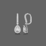 1.50ct Lab Grown Diamond Pear Cut Earrings