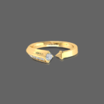 Forevermark Two Tone Open Cuff Diamond Band