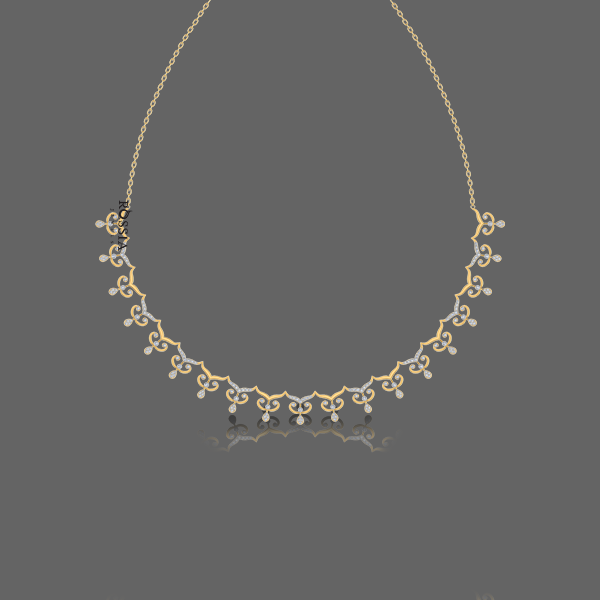 Oceanic Grace Diamond Necklace