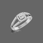 Enchanting Princess Cut Diamond Ring