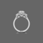 Opulent Mirage Three Stone Ring