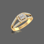 Enchanting Princess Cut Diamond Ring
