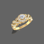 Gleaming Solitaire Ring