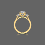 Opulent Mirage Three Stone Ring