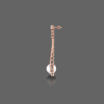 Aurora Veil Pearl Drop Long Earrings