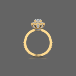 Aurora Blossom Diamond Engagement Ring