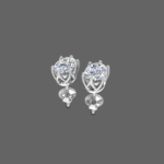 0.75 Ct Lab-Grown Oval Diamond Solitaire Stud Earrings
