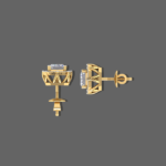 0.75ct Emerald Halo Lab Diamond Studs