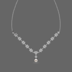 Floral Diamond Collar Necklace