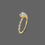 Cristina Quad Solitaire Ring