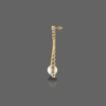Aurora Veil Pearl Drop Long Earrings