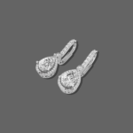 1.50ct Lab Grown Diamond Pear Cut Earrings