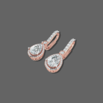 1.50ct Lab Grown Diamond Pear Cut Earrings