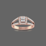 Enchanting Princess Cut Diamond Ring