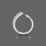 Forevermark Two Tone Open Cuff Diamond Band