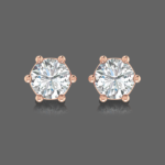 Subtle Diamond Stud Earrings