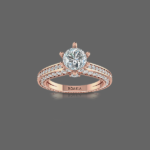 Pellucid Clover Engagement Ring