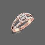 Enchanting Princess Cut Diamond Ring