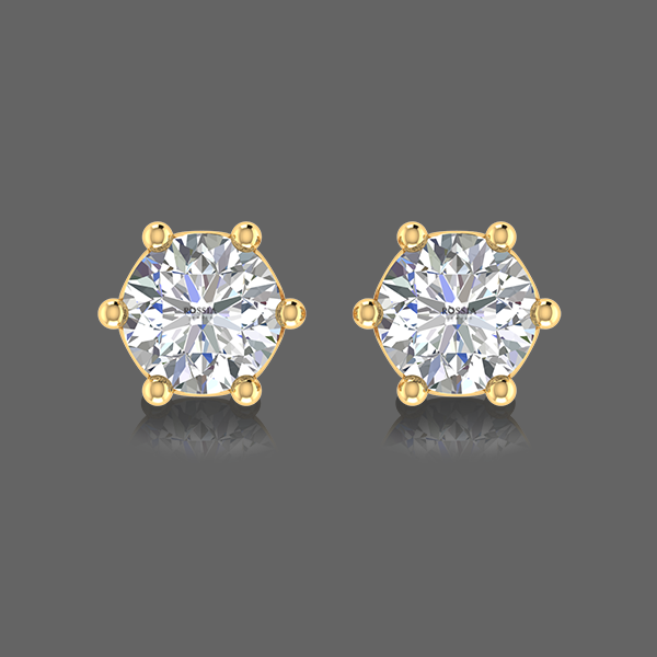 Subtle Diamond Stud Earrings