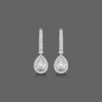 1.50ct Lab Grown Diamond Pear Cut Earrings