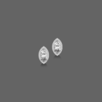 Marquise 1.2 Ct Lab Grown Diamond Halo Stud Earrings