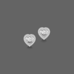 1.2ct Heart Halo Cut Lab-Grown Diamond Studs