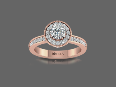 Aurora Blossom Diamond Engagement Ring