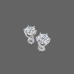 0.75 CT Diamond Solitaire Studs