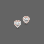 1.2ct Heart Halo Cut Lab-Grown Diamond Studs