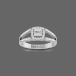 Enchanting Princess Cut Diamond Ring