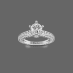 Pellucid Clover Engagement Ring